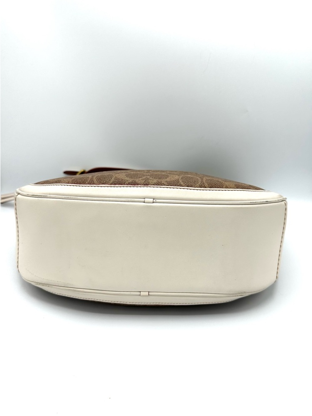 Coach Sutton Hobo Bag – Signature Coated Canvas with Chalk Leather Trim - Picture 6 of 9
